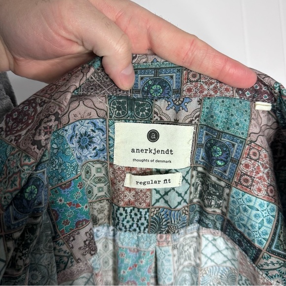 Anerkjendt AKLEO S/S Poplin AOP Shirt - Patchwork - Picture 5 of 12